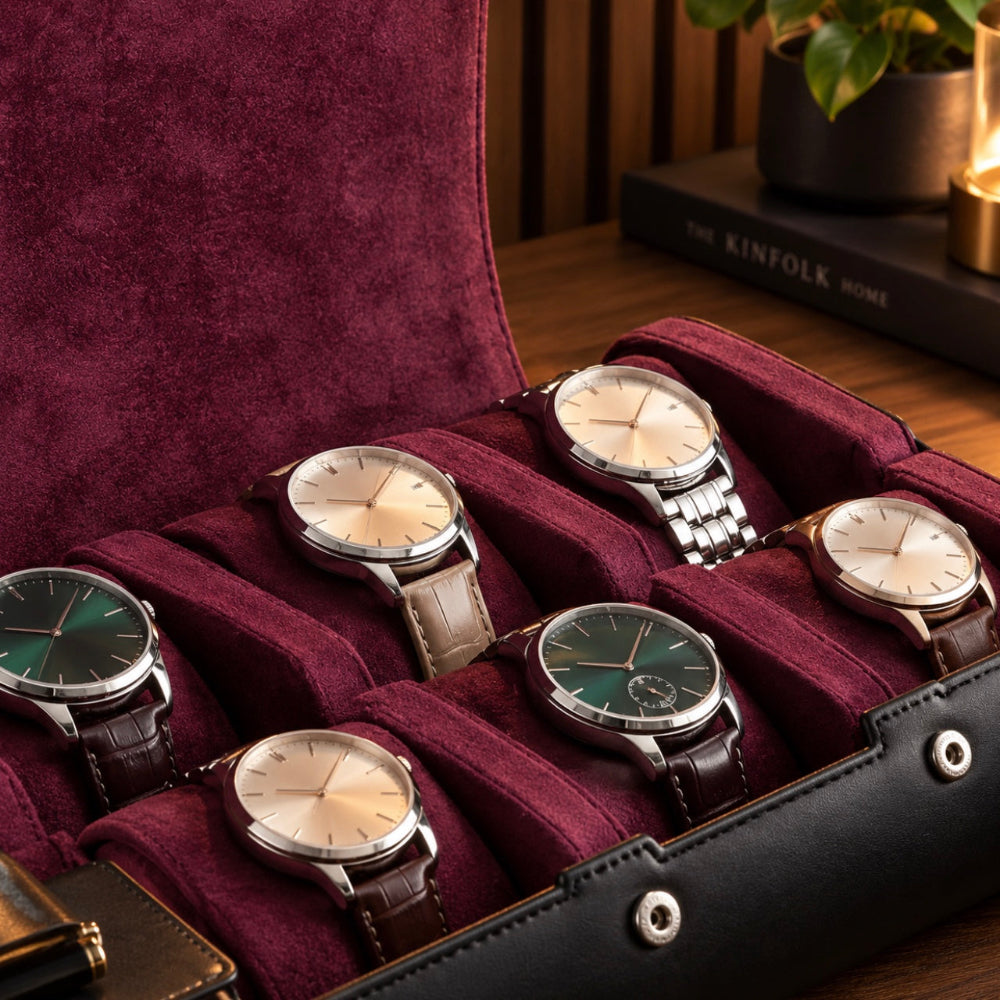 Étui à Montres – Velours Royal