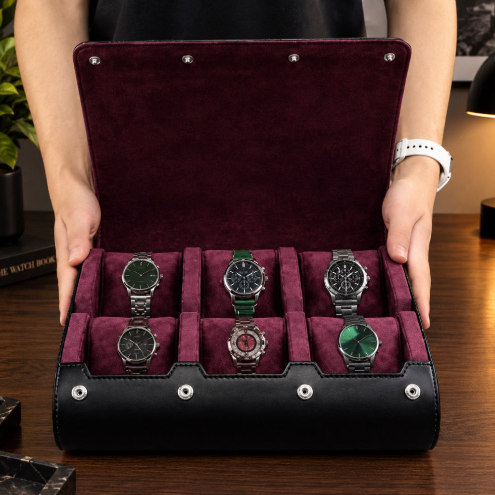 Étui à Montres – Velours Royal