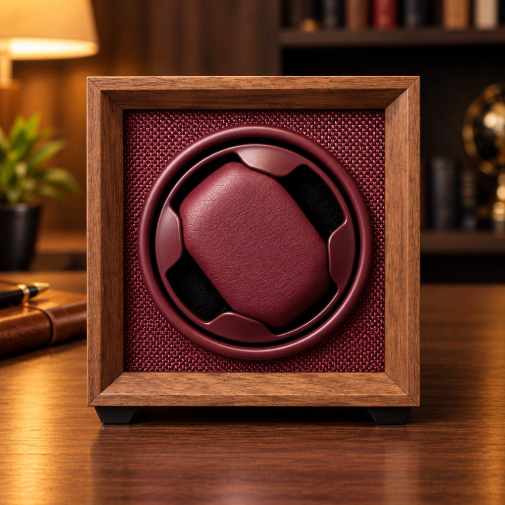 Remontoir à Montre Automatique – Cube Bordeaux™
