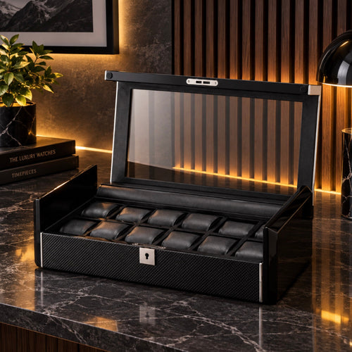 Coffret à Montres – Carbon Luxe