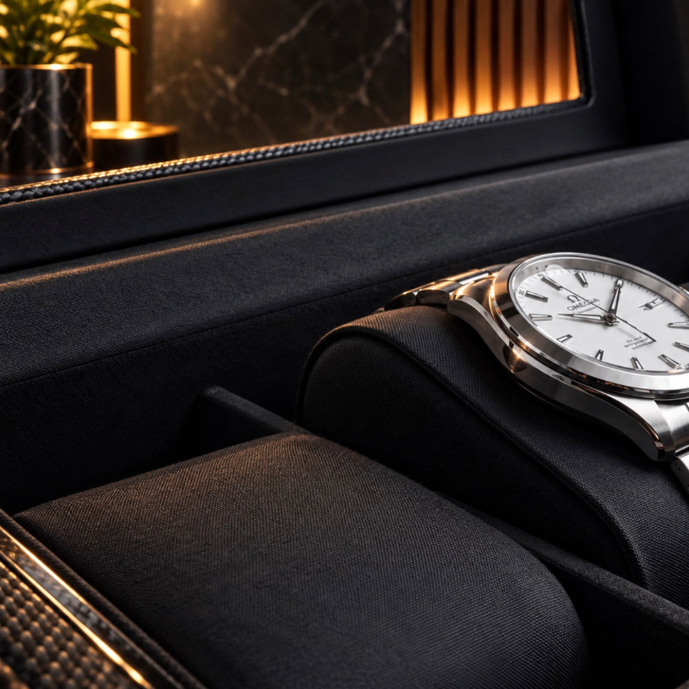 Coffret à Montres – Carbon Luxe